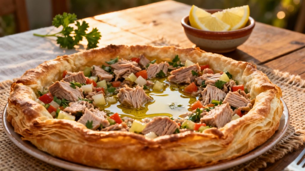 Découvrez la délicieuse tarte au thon antillaise