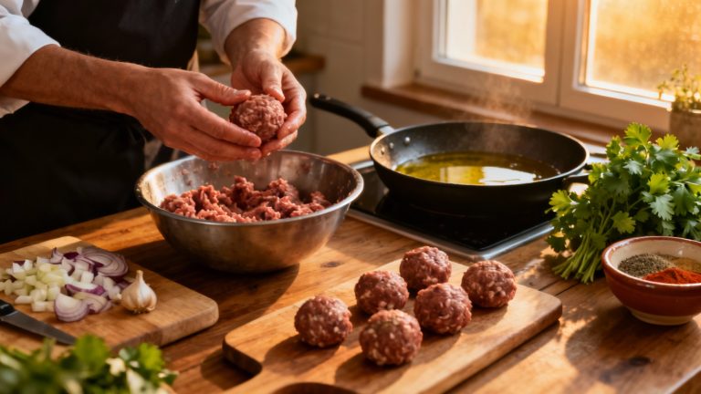 Découvrez la recette parfaite de boulettes de viande hachée orientale