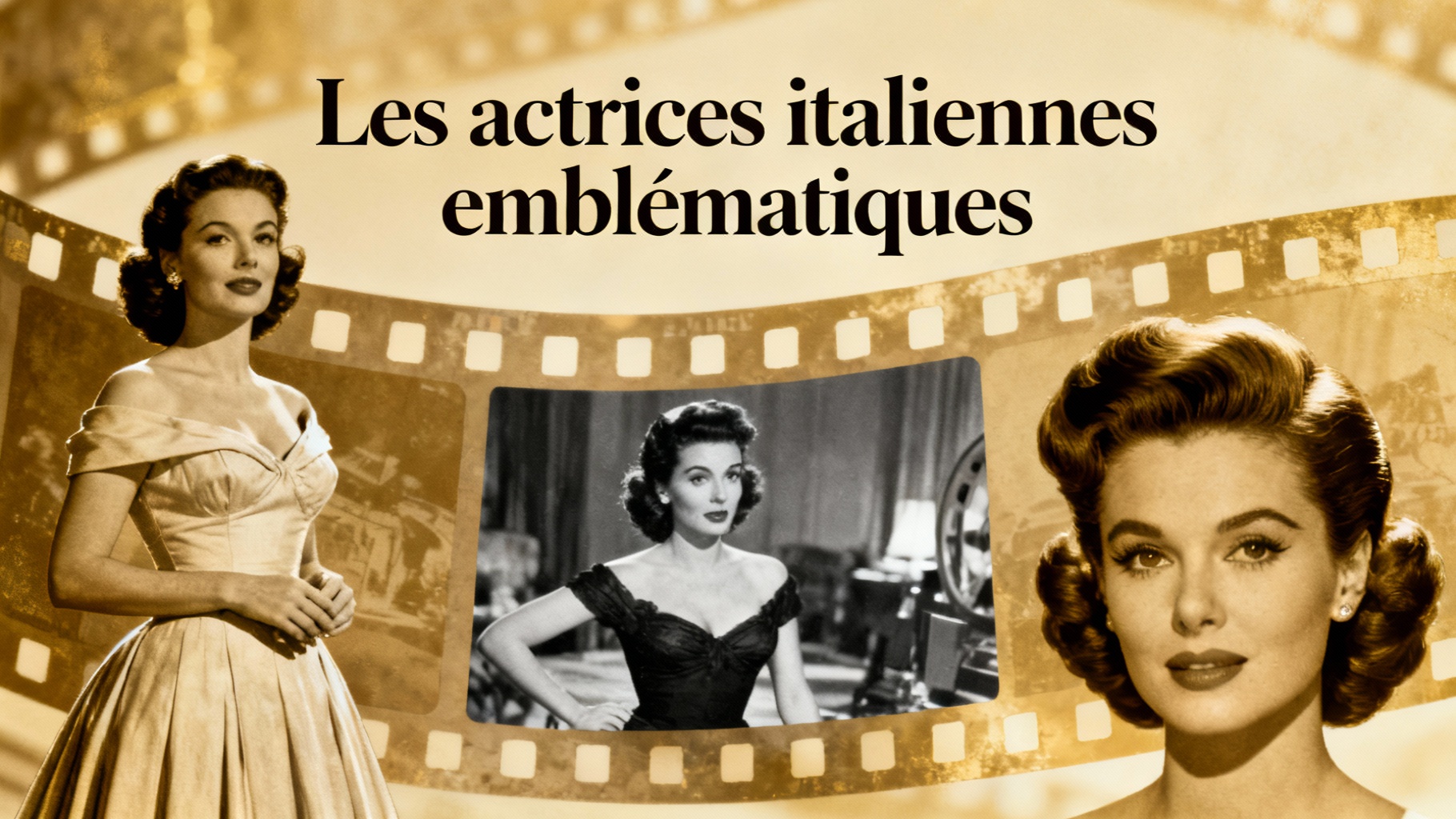 Les actrices italiennes emblématiques