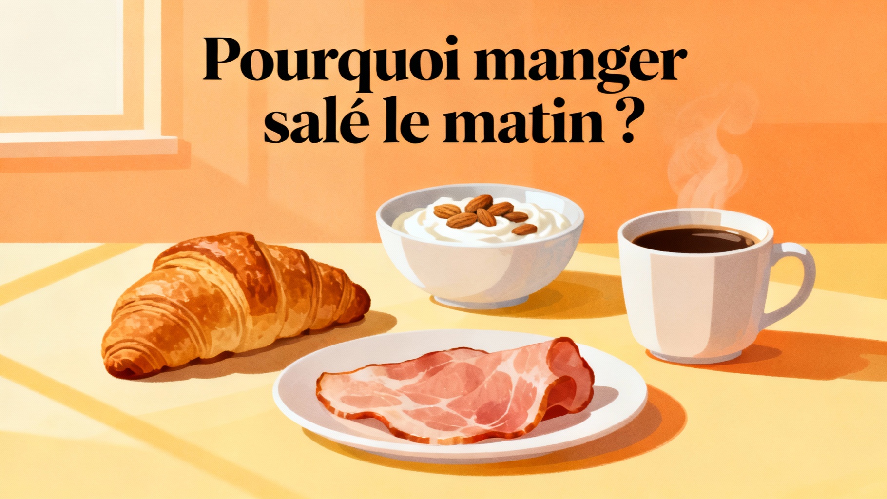 Pourquoi manger salé le matin ?