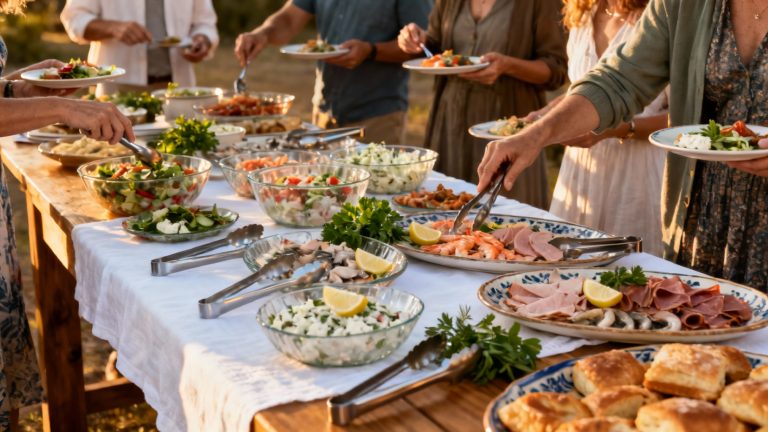 Recettes de buffet froid pour 20 personnes : nos meilleures idées