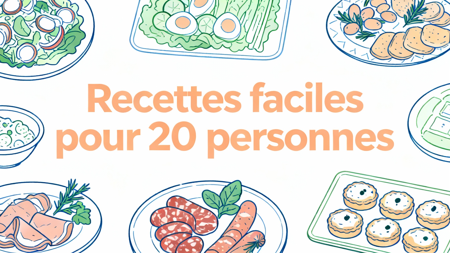 Recettes de buffet froid pour 20 personnes : nos meilleures idées 1 Recettes faciles pour 20 personnes