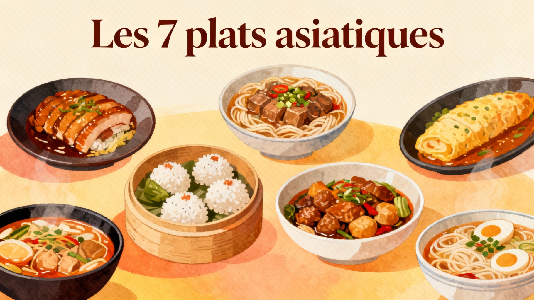 Les 7 plats asiatiques