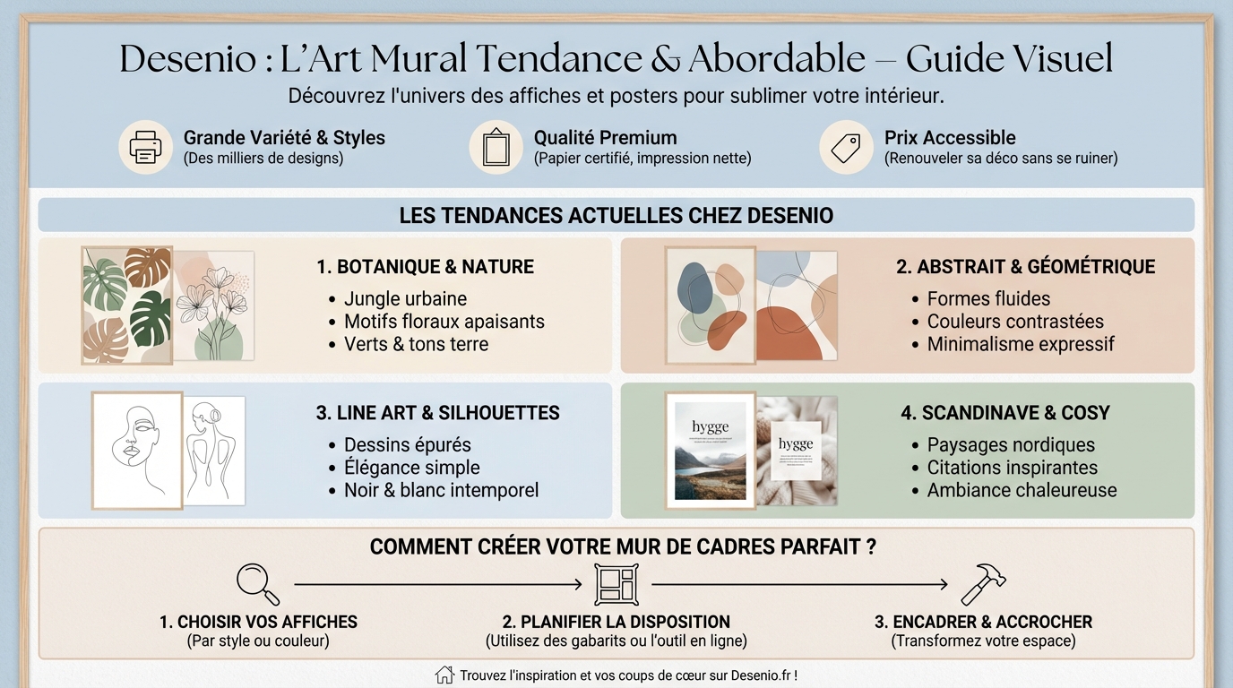 Découvrez desenio : affiches et posters tendance 1 Qu'est-ce que Desenio ?