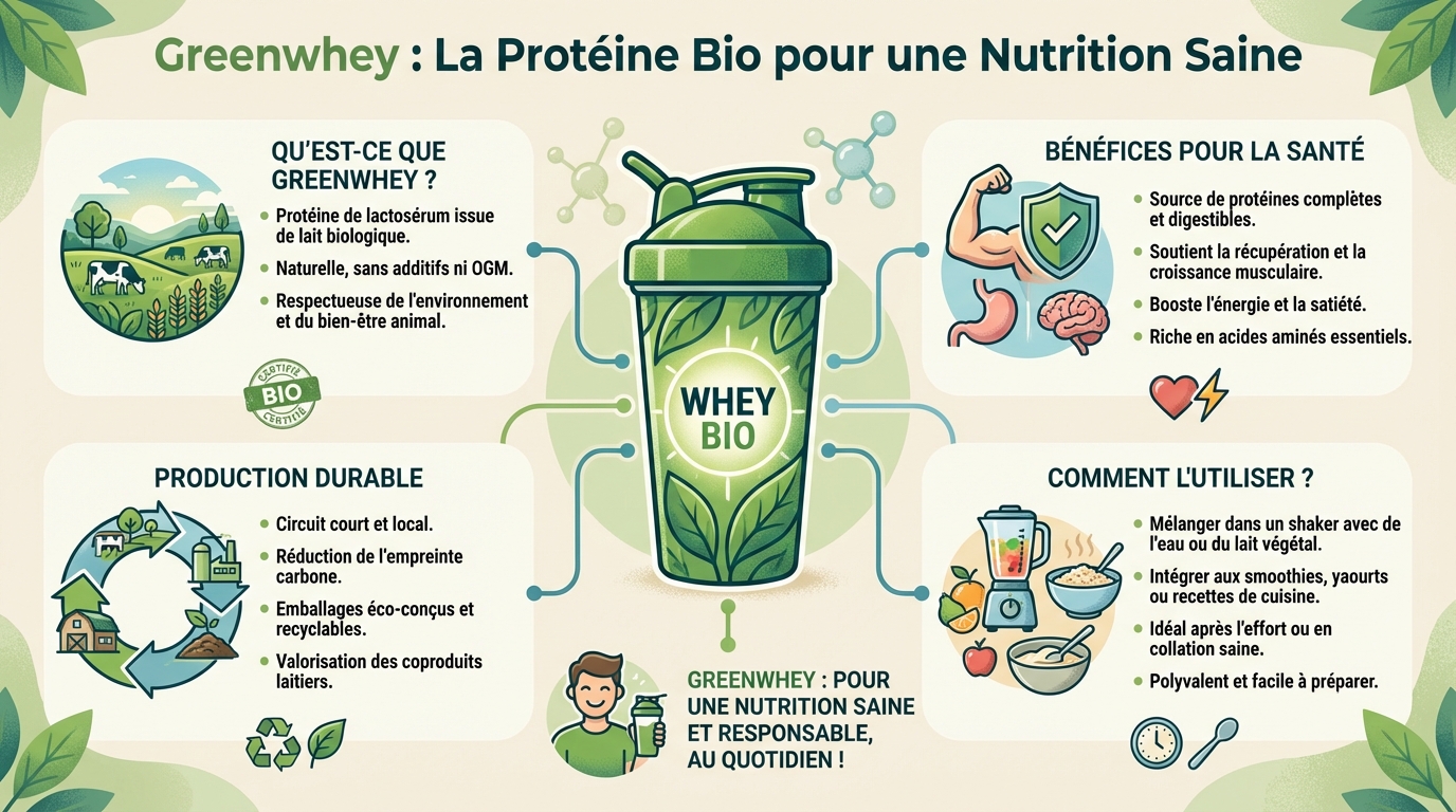 Greenwhey : la protéine bio pour une nutrition saine 1 Comment utiliser Greenwhey ?
