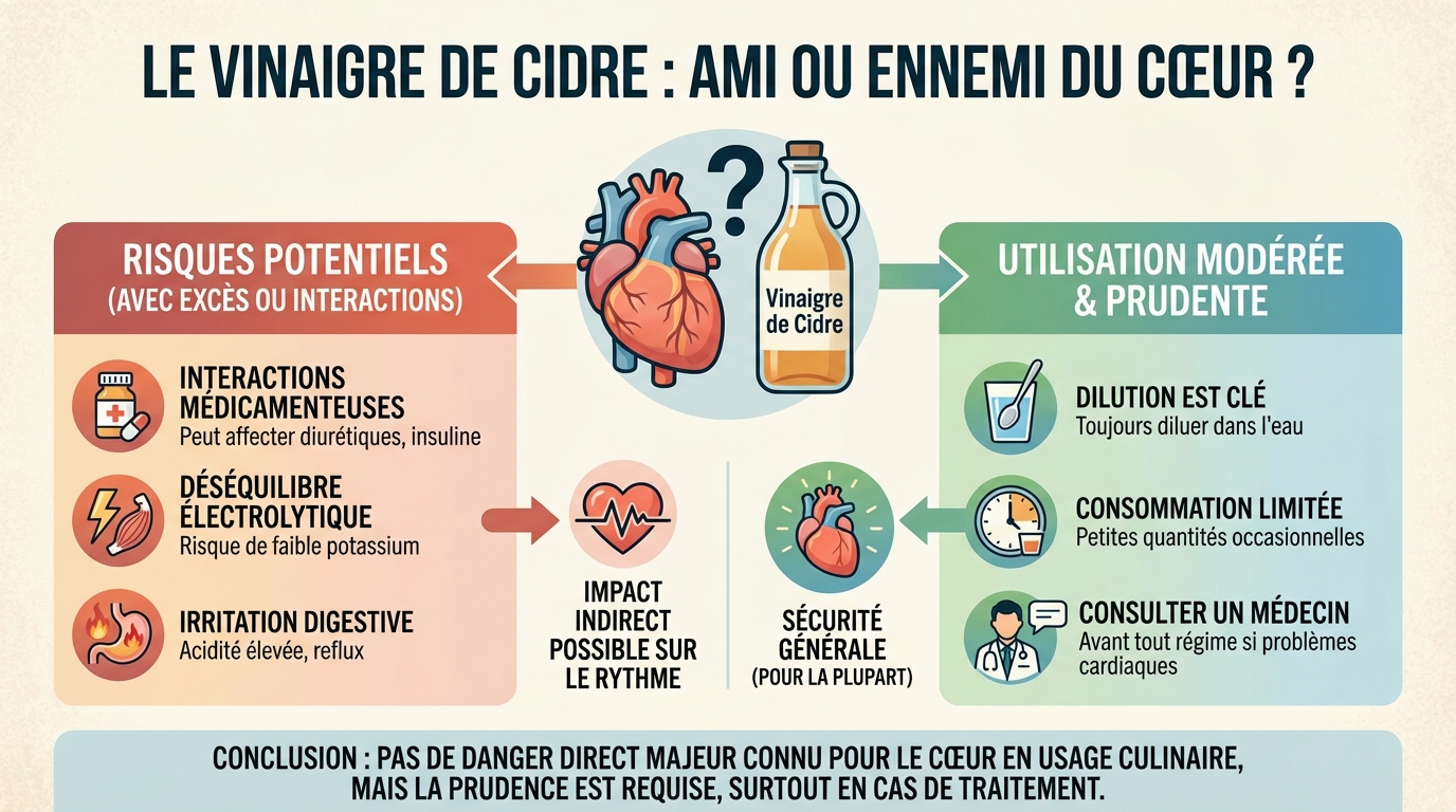 Risques potentiels du vinaigre de cidre