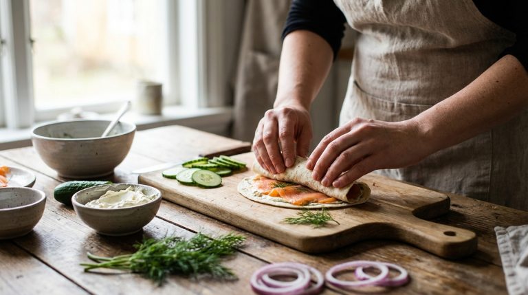 Wrap saumon : une recette simple et délicieuse