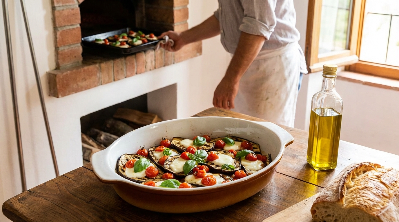 Aubergines grillées au four à l'italienne : recette facile