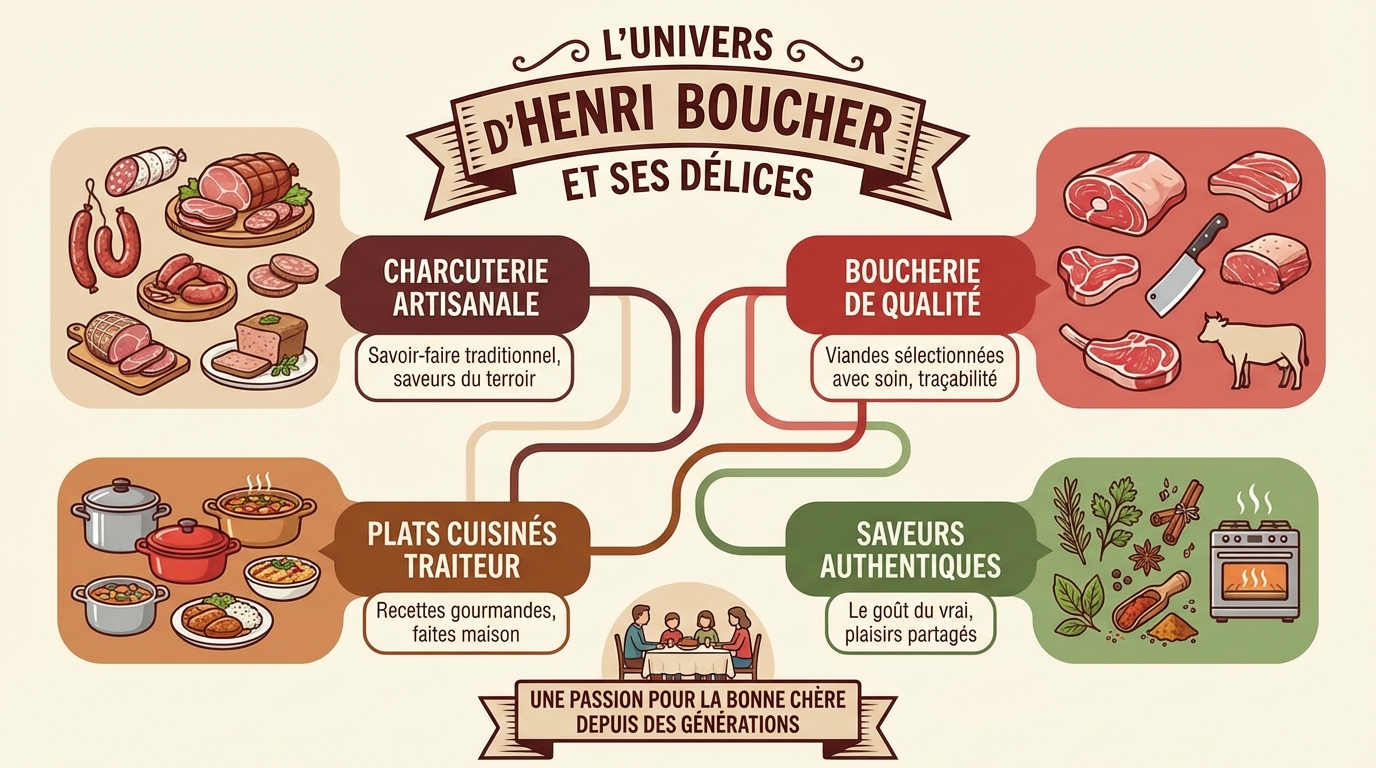 Les produits phares d’Henri Boucher