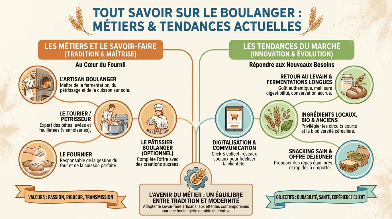 Tout savoir sur le boulanger : métiers et tendances 1 Les différentes spécialités des boulangers