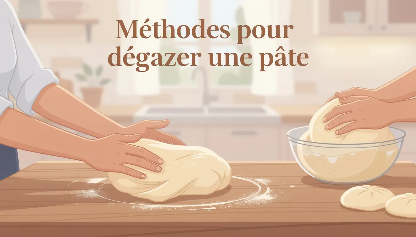 Méthodes pour dégazer une pâte