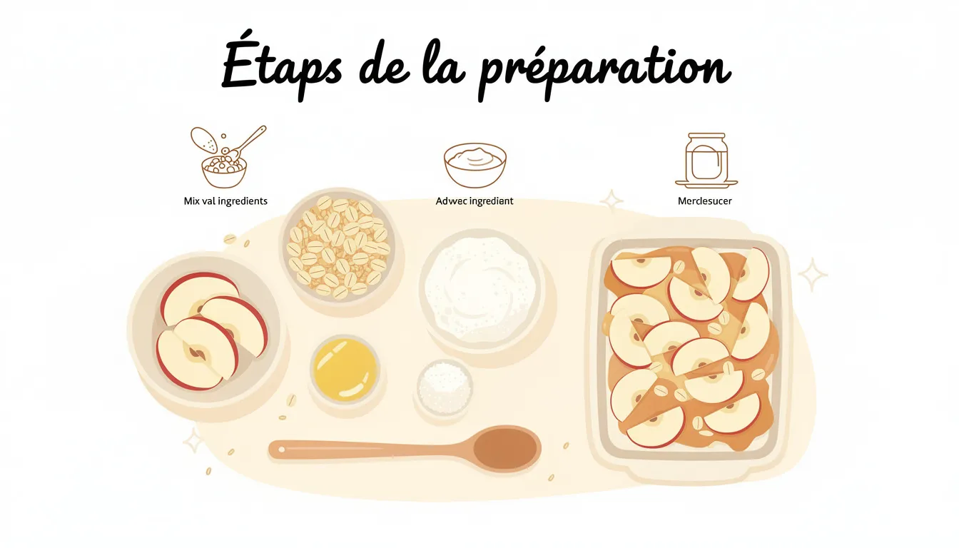 Découvrez la recette de crumble sans beurre facile et savoureuse 1 Étapes de la préparation
