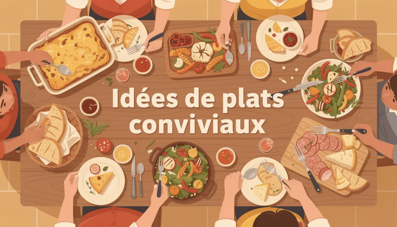 Idées de plats conviviaux