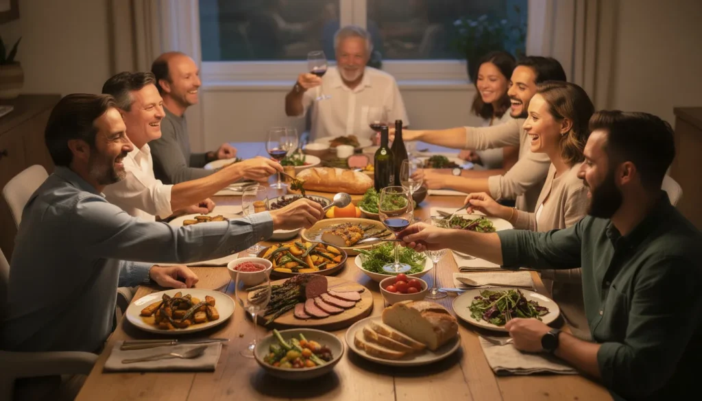Des repas conviviaux pour 10 personnes à partager