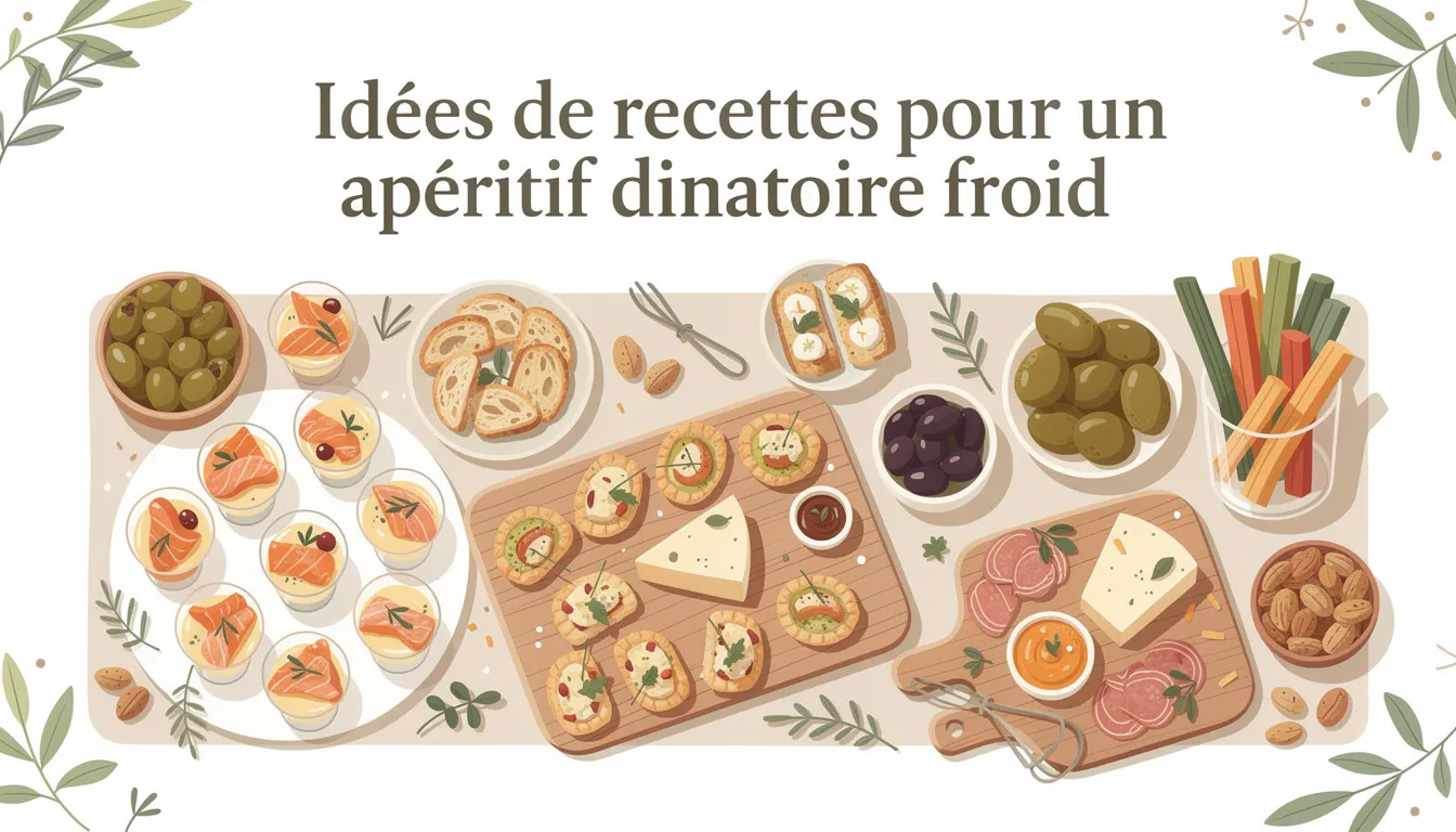 Idées d'apéritif dinatoire froid pour épater vos invités 1 Idées de recettes pour un apéritif dinatoire froid