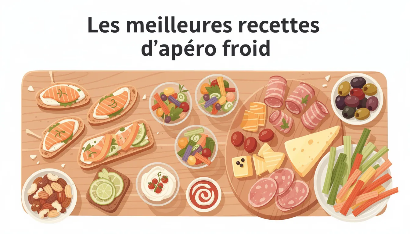 Recettes apéro faciles et rapides à préparer froid 1 Les meilleures recettes d'apéro froid