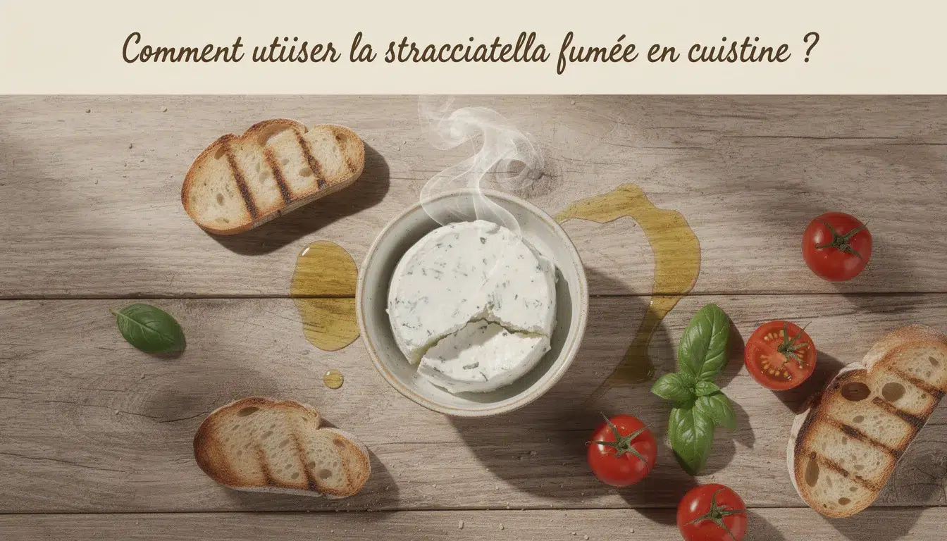 Comment utiliser la stracciatella fumée en cuisine ?
