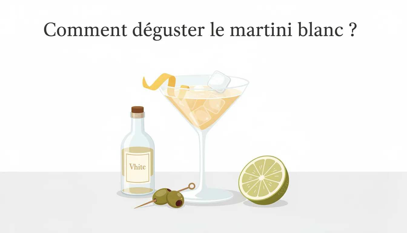 Comment déguster le martini blanc ?