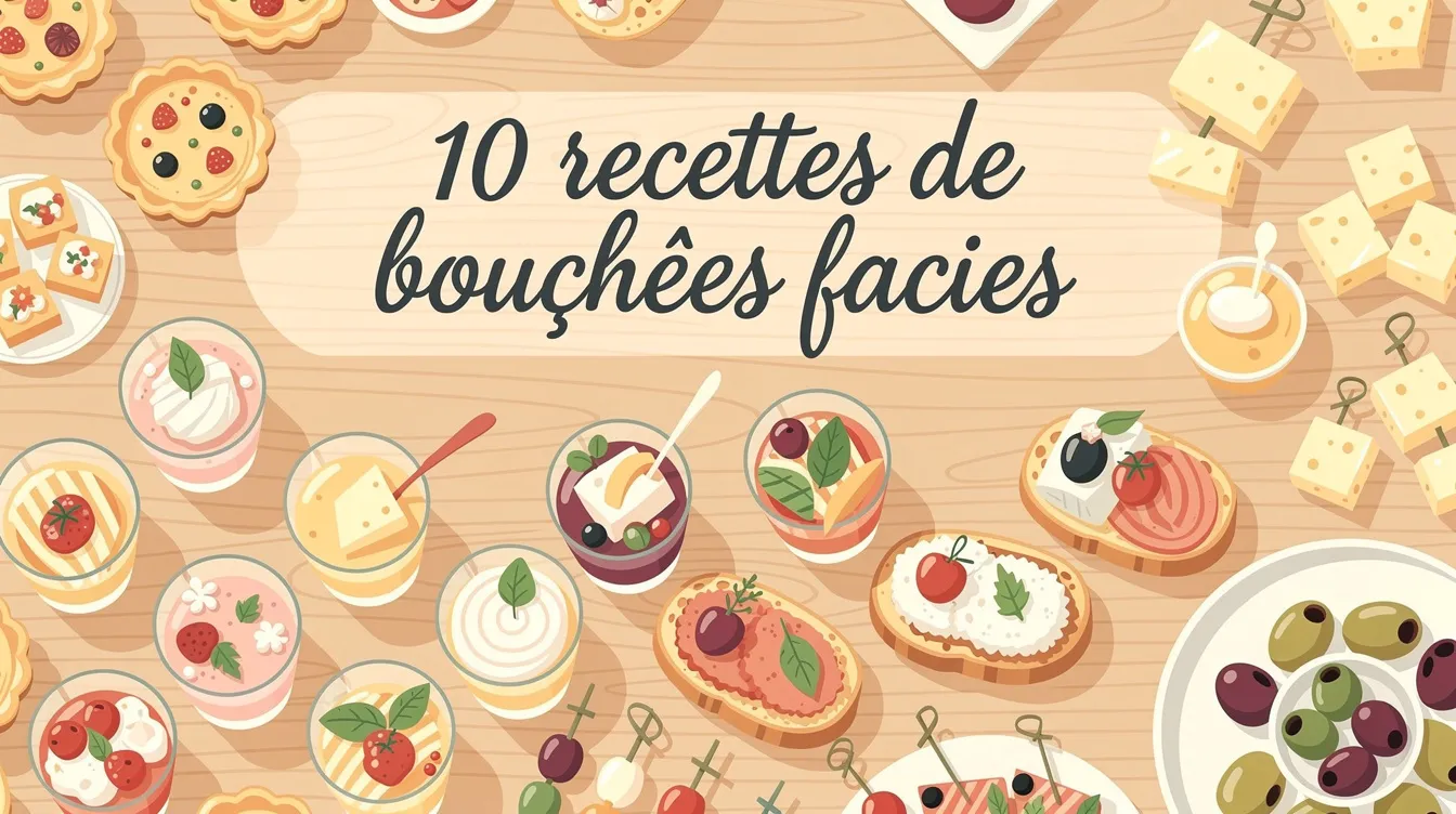 10 recettes de bouchées faciles