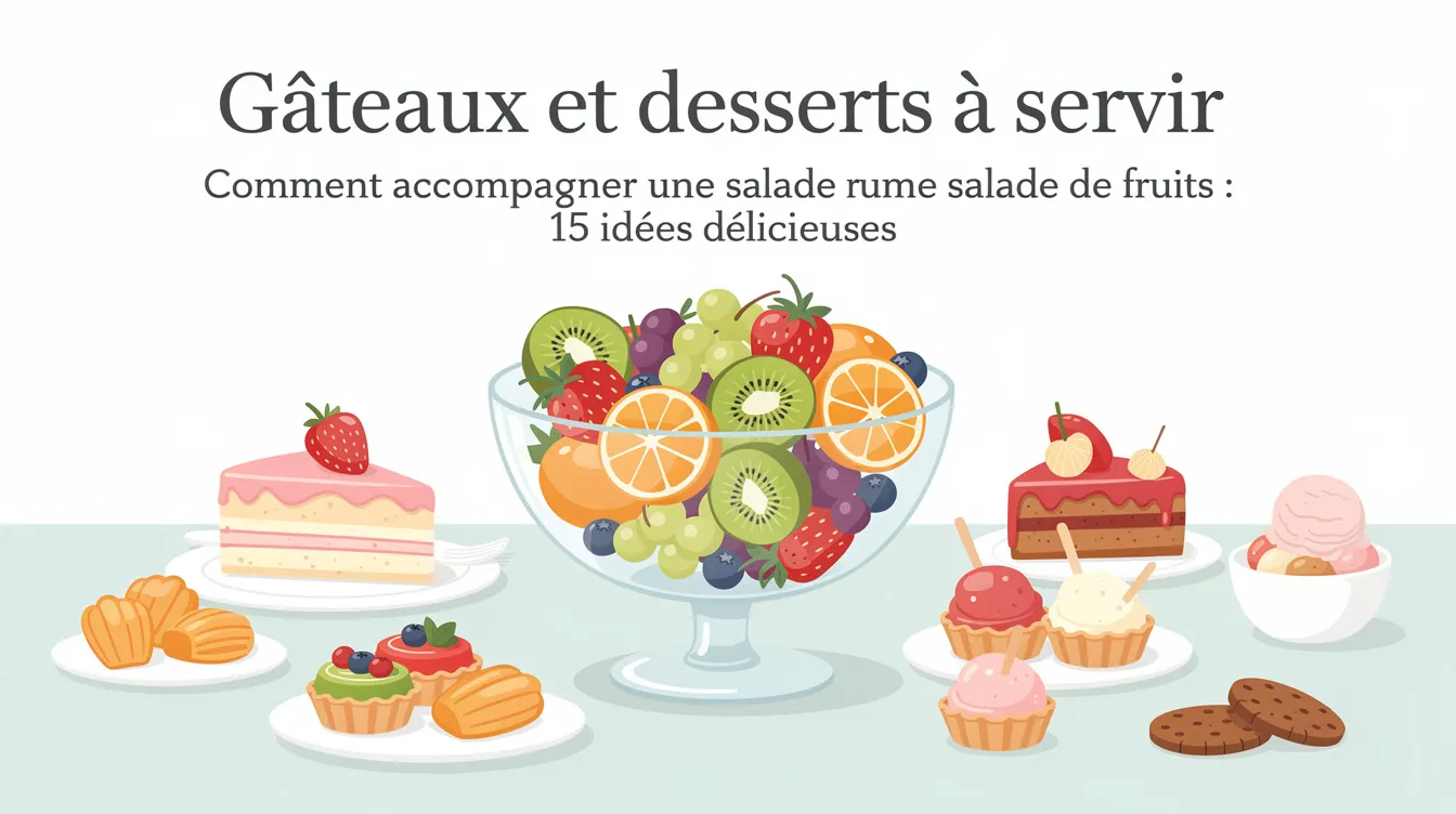 Gâteaux et desserts à servir