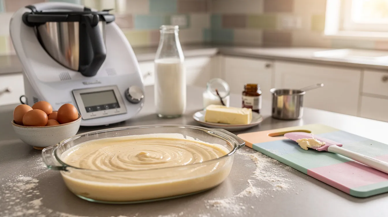 Montage et cuisson du flantaart