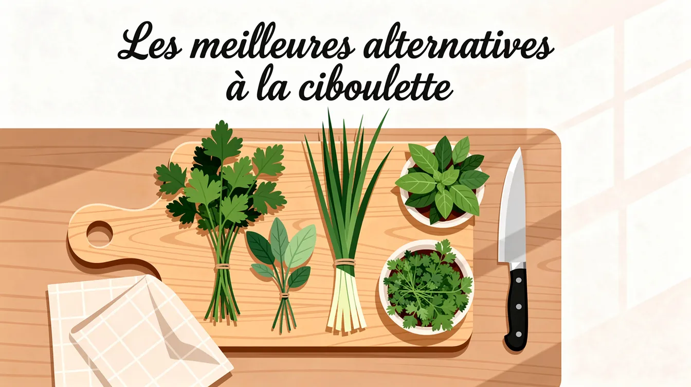 Les meilleures alternatives à la ciboulette