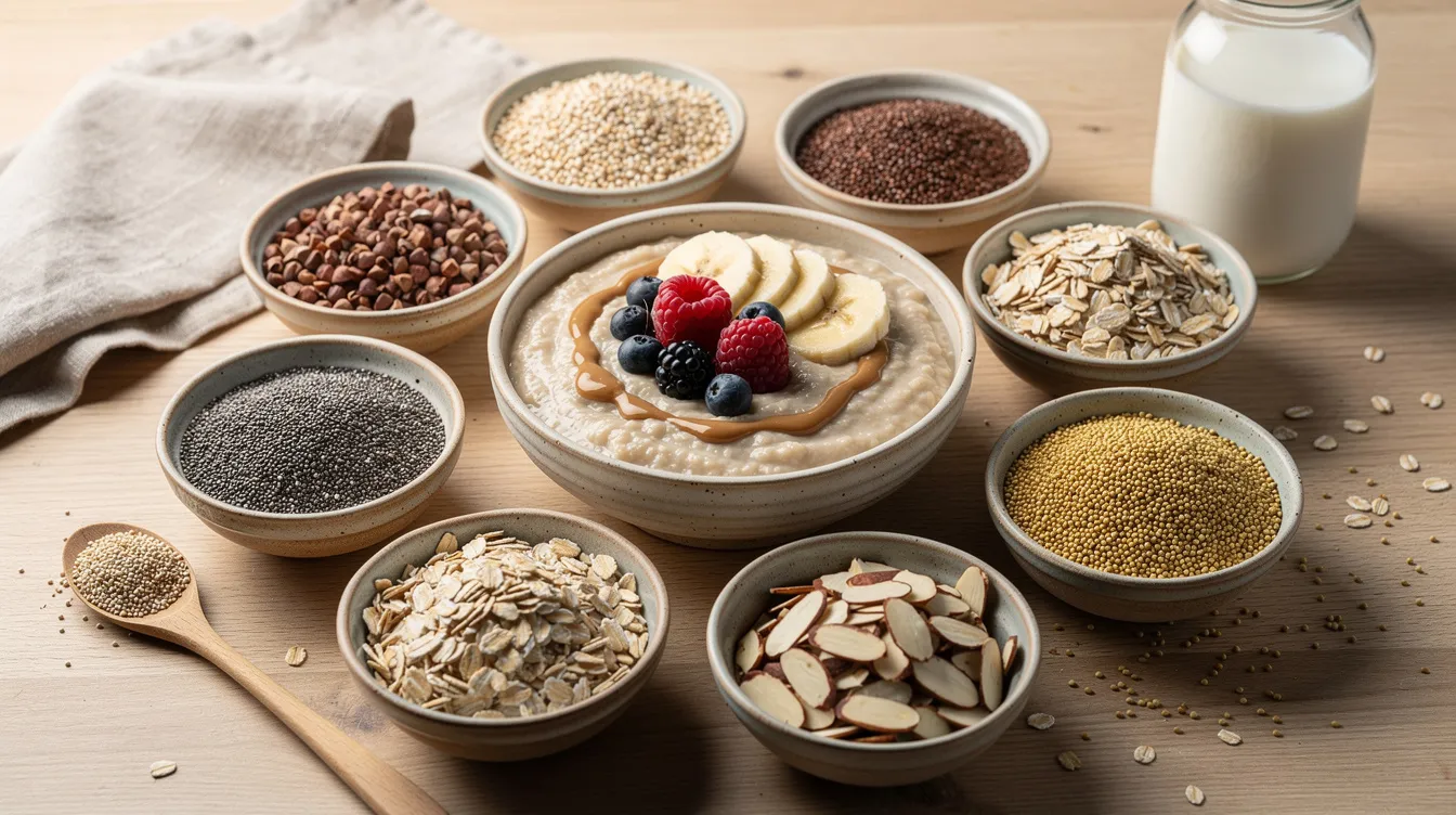 Les meilleures alternatives pour remplacer les flocons d’avoine
