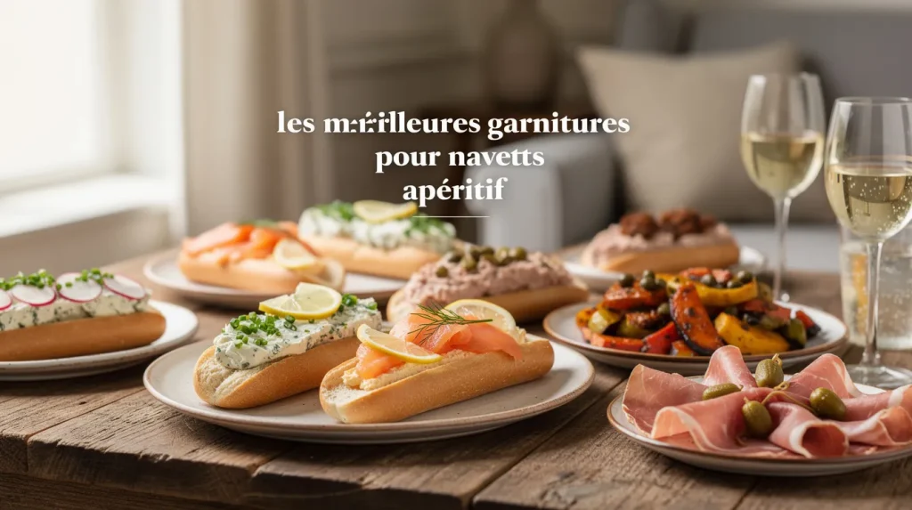 Les meilleures garnitures pour navettes apéritif