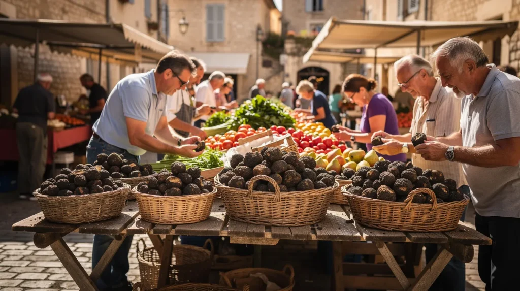 Marché aux truffes de richerenches : les prix en 2026