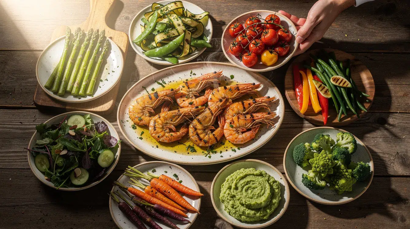 Quel légume servir avec des gambas : 10 idées savoureuses