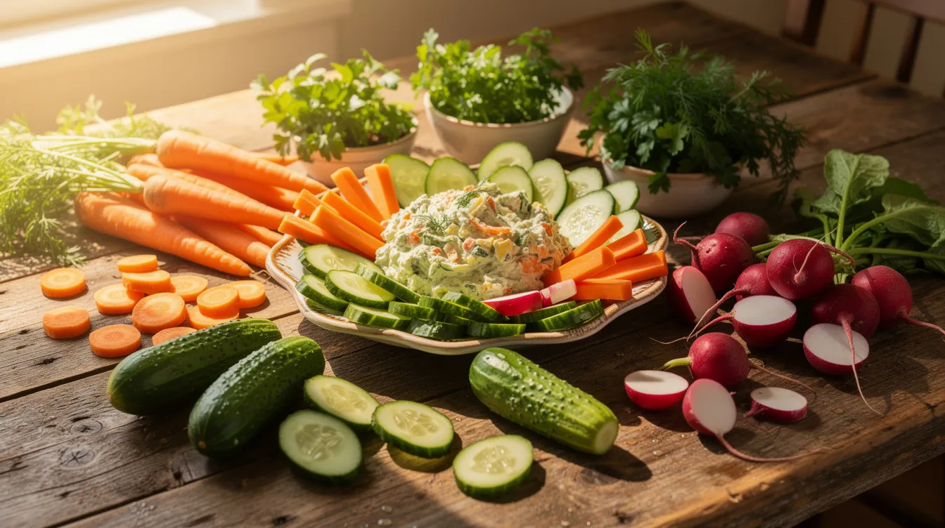 Comment préparer et servir des crudités ?