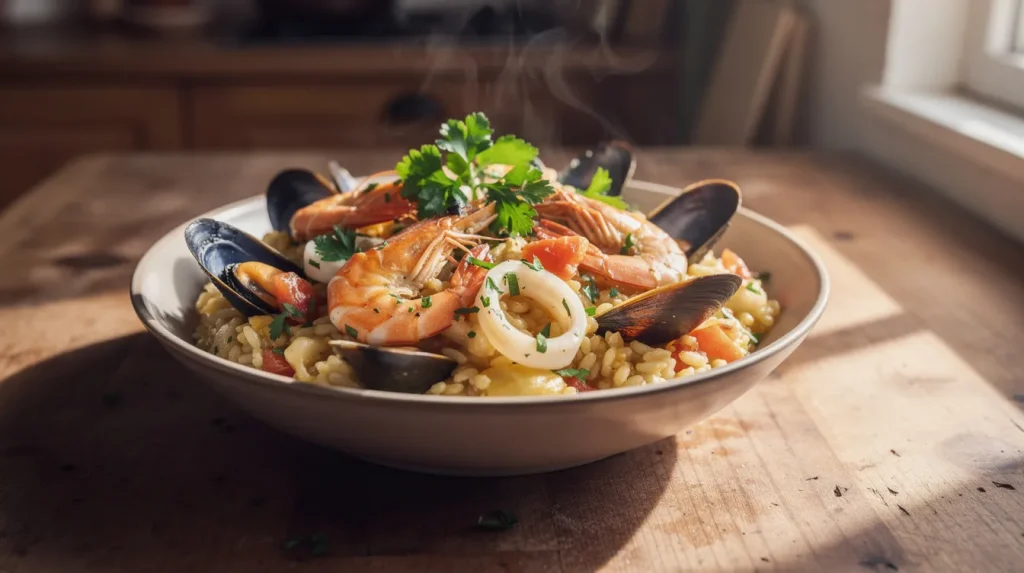 Risotto aux fruits de mer au cookeo : la recette facile et rapide
