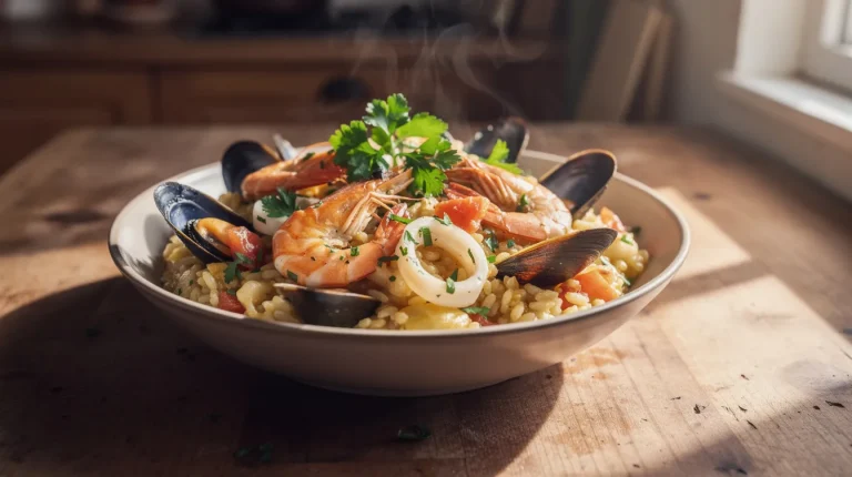 Risotto aux fruits de mer au cookeo : la recette facile et rapide