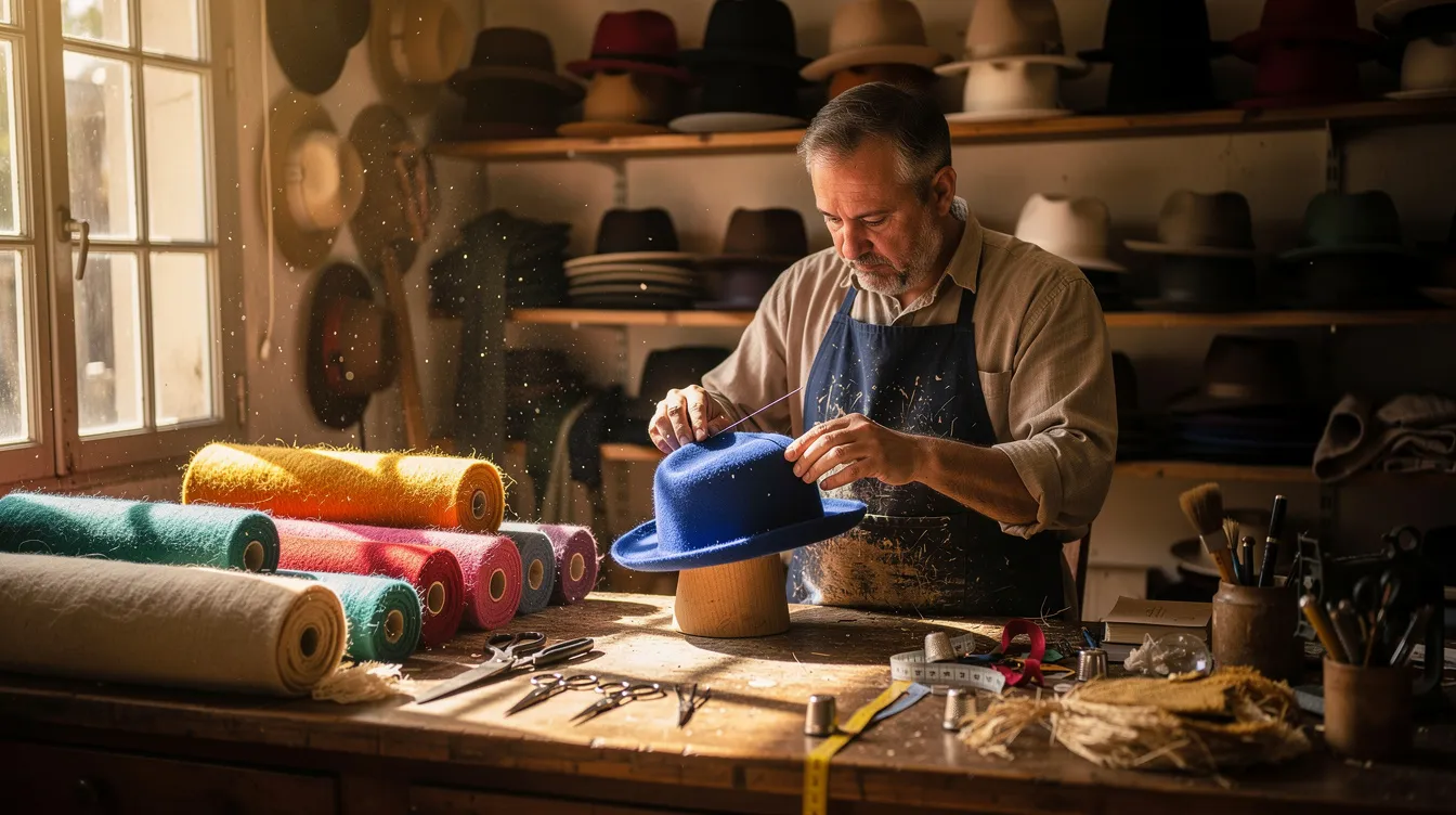 L’artisanat du chapeau à Caussade