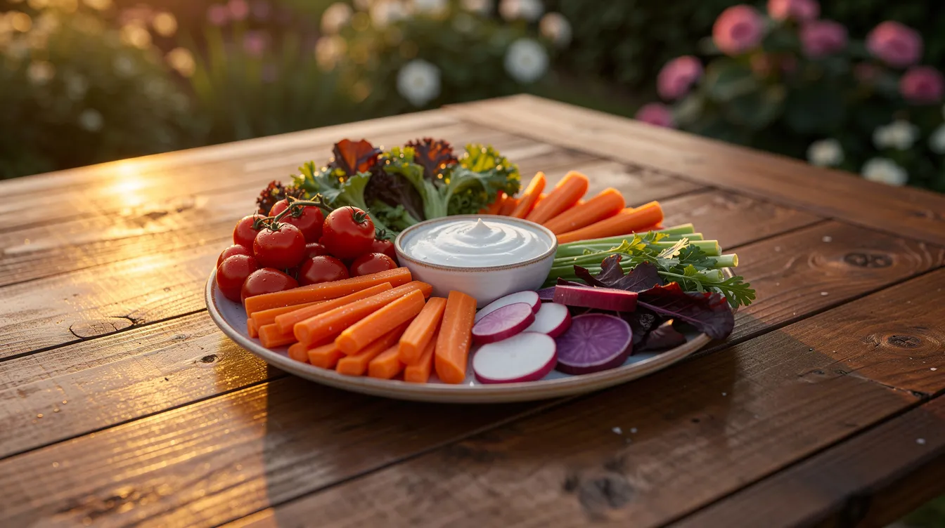 Comment présenter un plateau de crudités savoureux et coloré